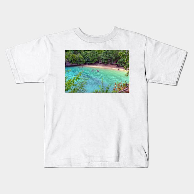 Dive into Paradise: Unveiling Siquijor's Hidden Gems Kids T-Shirt by likbatonboot